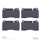 Dynamite Friction 1551-1600-00 Disc Brake Pad Set - Front - view 2