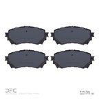 Dynamite Friction 1551-1711-00 Disc Brake Pad Set - Front - view 2