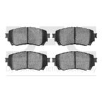 Dynamite Friction 1551-1711-00 Disc Brake Pad Set - Front - view 1