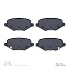 Dynamite Friction 1551-1719-00 Disc Brake Pad Set - Rear - view 2
