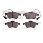 Dynamite Friction 1551-1721-10 Disc Brake Pad Set - Front - view 1