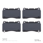 Dynamite Friction 1551-1743-00 Disc Brake Pad Set - Front - view 2