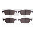 Dynamite Friction 1551-1771-00 Disc Brake Pad Set - Front - view 1