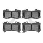 Dynamite Friction 1551-1802-00 Disc Brake Pad Set - Front - view 1