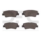 Dynamite Friction 1551-1848-00 Disc Brake Pad Set - Rear - view 1