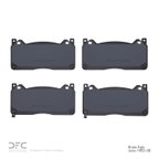 Dynamite Friction 1551-1853-00 Disc Brake Pad Set - Front - view 2