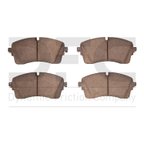 Dynamite Friction 1551-2133-00 Disc Brake Pad Set - Front - view 1