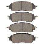 Dynamite Friction 1551-2181-00 Disc Brake Pad Set - Front - view 1