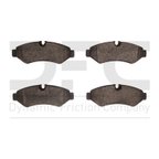 Dynamite Friction 1551-2201-00 Disc Brake Pad Set - Rear - view 1