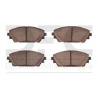 Dynamite Friction 1551-2218-00 Disc Brake Pad Set - Front - view 1