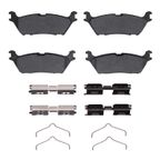 Dynamite Friction 1551-2383-01 Disc Brake Pad Set - Rear - view 1