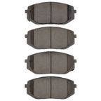 Dynamite Friction 1551-2398-10 Disc Brake Pad Set - Front - view 1