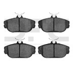 Dynamite Friction 1552-0601-00 Disc Brake Pad Set - Front - view 1