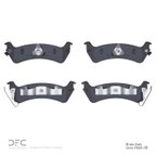 Dynamite Friction 1552-0666-00 Disc Brake Pad Set - Rear - view 2