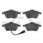 Dynamite Friction 1552-0687-10 Disc Brake Pad Set - Front - view 1