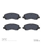 Dynamite Friction 1552-0866-00 Disc Brake Pad Set - Front - view 2