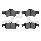 Dynamite Friction 1552-0986-00 Disc Brake Pad Set - Rear - view 1