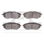 Dynamite Friction 1552-1078-00 Disc Brake Pad Set - Front - view 1