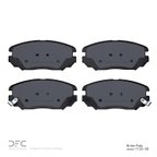 Dynamite Friction 1552-1125-00 Disc Brake Pad Set - Front - view 2