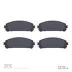 Dynamite Friction 1552-1324-00 Disc Brake Pad Set - Front - view 2