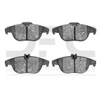 Dynamite Friction 1552-1341-10 Disc Brake Pad Set - Rear - view 1