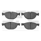 Dynamite Friction 1552-1381-00 Disc Brake Pad Set - Front - view 1