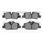 Dynamite Friction 1552-1800-00 Disc Brake Pad Set - Rear - view 1
