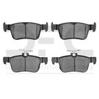 Dynamite Friction 1552-1878-00 Disc Brake Pad Set - Rear - view 1