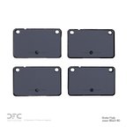 Dynamite Friction 1600-0043-00 Disc Brake Pad Set - Front - view 2