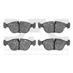 Dynamite Friction 1600-0618-00 Disc Brake Pad Set - Front - view 1