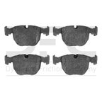 Dynamite Friction 1600-0681-00 Disc Brake Pad Set - Front - view 1