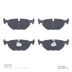 Dynamite Friction 1600-0692-10 Disc Brake Pad Set - Rear - view 2