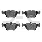 Dynamite Friction 1600-0725-00 Disc Brake Pad Set - Front - view 1