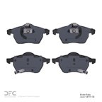 Dynamite Friction 1600-0819-00 Disc Brake Pad Set - Front - view 2