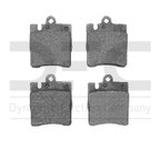 Dynamite Friction 1600-0876-00 Disc Brake Pad Set - Rear - view 1