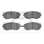 Dynamite Friction 1600-0929-00 Disc Brake Pad Set - Front - view 1