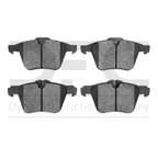 Dynamite Friction 1600-1240-00 Disc Brake Pad Set - Front - view 1