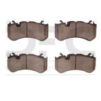 Dynamite Friction 1600-1291-00 Disc Brake Pad Set - Front - view 1