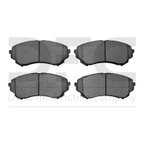 Dynamite Friction 1600-1331-00 Disc Brake Pad Set - Front - view 1