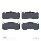 Dynamite Friction 1600-1371-00 Disc Brake Pad Set - Front - view 2
