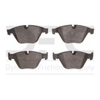 Dynamite Friction 1600-1505-00 Disc Brake Pad Set - Front - view 1