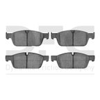 Dynamite Friction 1600-1636-00 Disc Brake Pad Set - Front - view 1