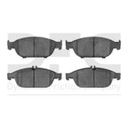 Dynamite Friction 1600-1652-00 Disc Brake Pad Set - Front - view 1