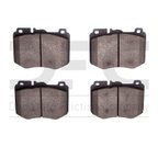 Dynamite Friction 1600-1796-00 Disc Brake Pad Set - Front - view 1