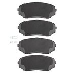 R1 Concepts 2310-1258-00 Disc Brake Pad Set - Front - view 3