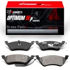 R1 Concepts 2551-0858-00 Disc Brake Pad Set - Rear - view 4