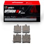 R1 Concepts 2551-0876-00 Disc Brake Pad Set - Rear - view 2