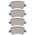 R1 Concepts 2551-1307-00 Disc Brake Pad Set - Rear - view 3