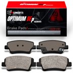 R1 Concepts 2551-2395-00 Disc Brake Pad Set - Rear - view 4