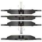 R1 Concepts 2552-0986-00 Disc Brake Pad Set - Rear - view 2